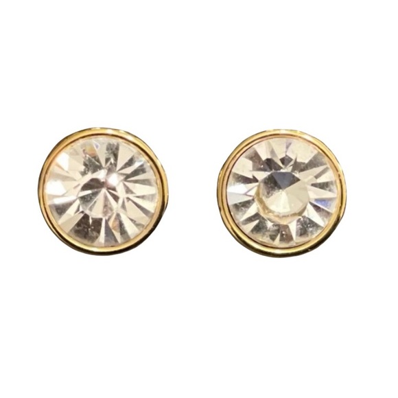 kate spade Jewelry - Kate Spade Round Bezel Stud Earrings